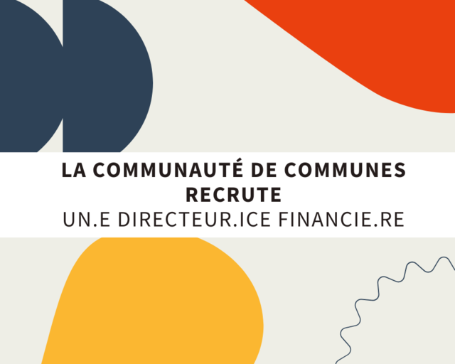 Nous recrutons - Directeur/Directrice financier.e 